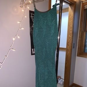 Green Party dress